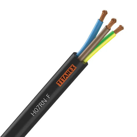 Titanex H07RN-F 6mm 3 Core Rubber Cable 100m