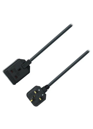 Masterplug 1 Gang 10m 13A HD Mains Extension Lead Black (EXS13110B)