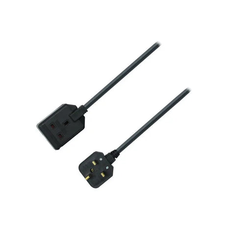 Masterplug 1 Gang 10m 13A HD Mains Extension Lead Black (EXS13110B)