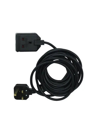Masterplug 1 Gang 10m 13A HD Mains Extension Lead Black (EXS13110B)