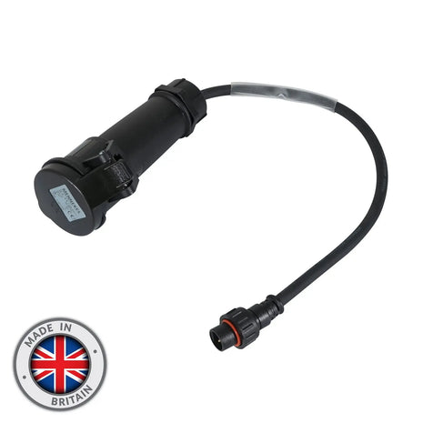 Elumen8 0.35m Hydralock Power Male Cable to Mennekes 16A Socket