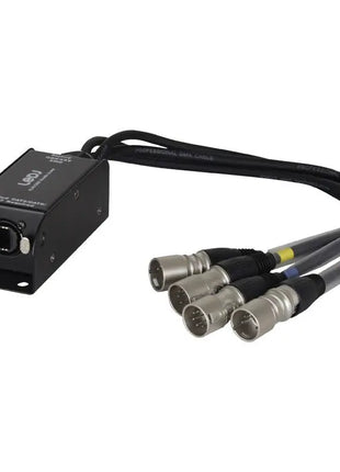 LEDJ etherCON to DMX Multicore Adaptor 5-Pin Male XLR Tails