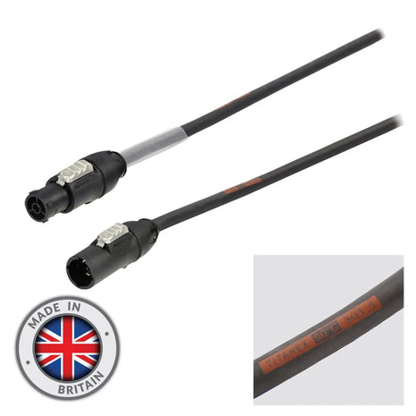  2m Neutrik powerCON TRUE1 TOP Cable – 1.5mm H07RN-F