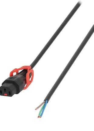 IEC LOCK 2m Bare Ends – C13 IEC Lock+ Cable PC1632
