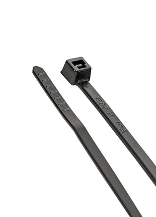 HellermanTyton Cable Ties 100 x 2.5mm Black UB100A-B (Pack 100)