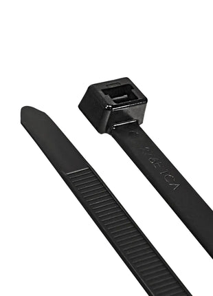 HellermanTyton Cable Ties 390 x 7.6mm Black UB385E-B (Pack 100)