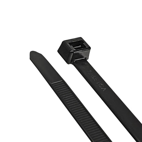 HellermanTyton Cable Ties 390 x 7.6mm Black UB385E-B (Pack 100)