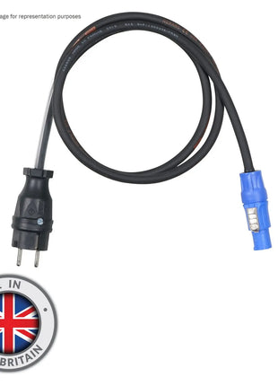 Elumen8 2m PCE Schuko - Neutrik powerCON Cable - 1.5mm H07RN-F