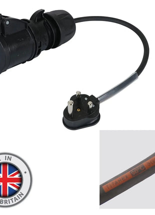 Elumen8 0.35m 1.5mm 15A Male – 16A Female Adaptor Cable