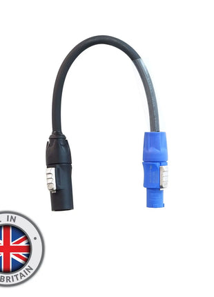 Elumen8 0.25m Neutrik powerCON TRUE1 to powerCON A-type Cable – 1.5mm H07RN-F