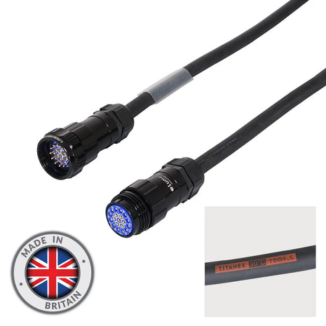 Elumen8 10m Socapex 19-Pin Male - Female Titanex 1.5mm Cable