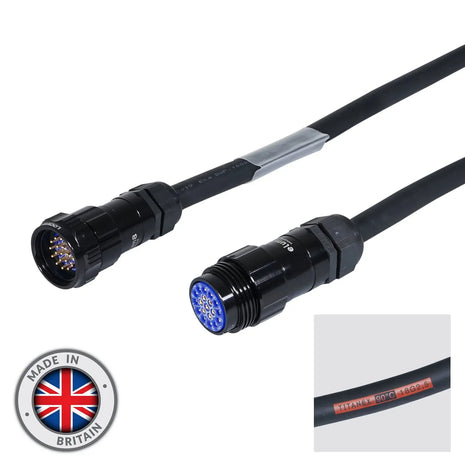 Elumen8 15m Socapex 19-Pin Male - Female Titanex 2.5mm Cable