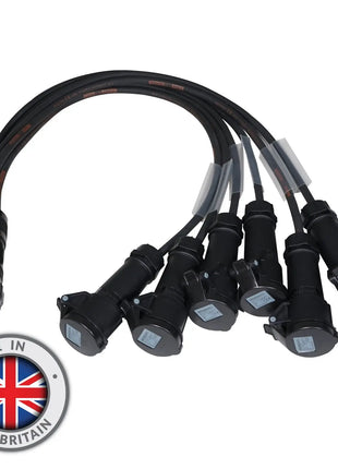  Socapex 19-Pin Male - 16A Mennekes Female 2.5mm Fan-Out Cable