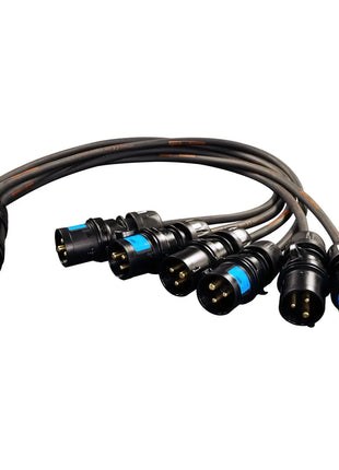  16A Male - Socapex 19-Pin Female 2.5mm Fan-In Cable