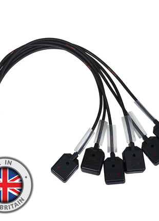  Socapex 19-Pin Male - 15A Female 1.5mm Fan-Out Cable