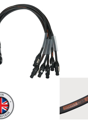  Socapex 19-Pin Male – powerCON TRUE1 2.5mm Fan-Out Cable