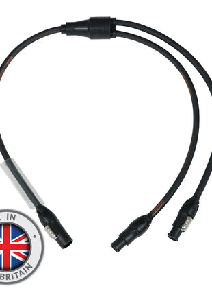 Elumen8 Moulded Y Split - 2.5mm powerCON TRUE1 Connectors