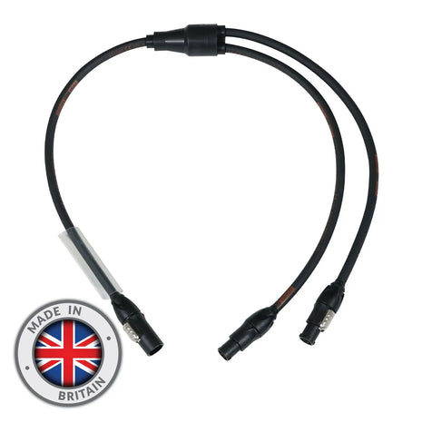 Elumen8 Moulded Y Split - 2.5mm powerCON TRUE1 Connectors