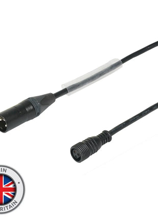 LEDJ 1m DMX Neutrik XLR 3-Pin Male – Hydralock Female Cable