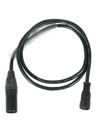 LEDJ 1m DMX Neutrik XLR 3-Pin Male – Hydralock Female Cable