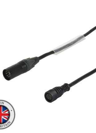 LEDJ 1m DMX Neutrik XLR 5-Pin Male – Hydralock Female Cable