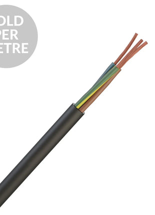 Elumen8 H05-RFF 0.75mm 3 Core Rubber Cable - Cut Length