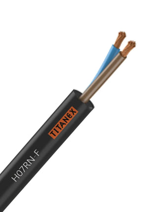 Titanex H07RN-F 2.5mm 2 Core Rubber Cable 500m