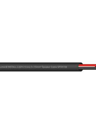 Elumen8 INSTALL LSZH 2 Core 2 x 1.5mm2 Speaker Cable SP2X1.5B 500m Drum Black
