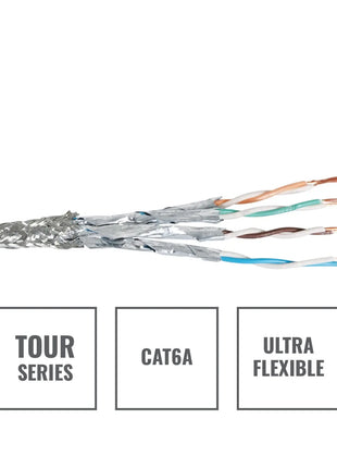 Elumen8 TOUR S/FTP Data Cable CAT6A 300m Drum Black