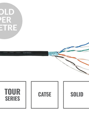 Elumen8 TOUR CAT5E Solid Core Data Cable CAT5ESL Cut Length