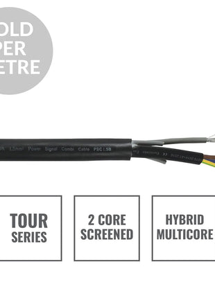 Elumen8 TOUR 1.5mm2 Power Signal Combi Cable PSC1.5B Cut Length