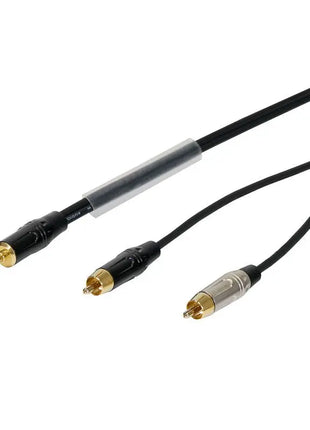 W Audio 1.5m 3.5mm Stereo Jack - 2 x Phono Cable