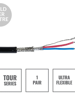 Elumen8 TOUR Screened 1 Pair DMX Cable DMX1PRB-TPU Cut Length