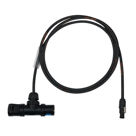 Elumen8 15m PCE 16A Black T-Connect to powerCON TRUE1 TOP Cable