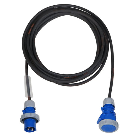 Elumen8 5m 2.5mm IP67 Blue 16A Male - 16A Female Cable