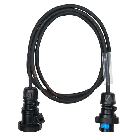 Elumen8 1.5m 2.5mm IP67 Black 16A Male - 16A Female Cable