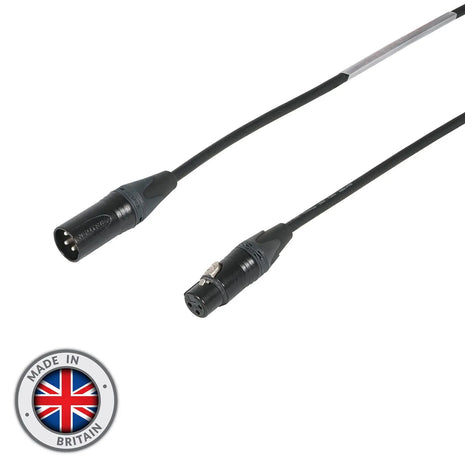 Elumen8 0.5m 3-Pin Neutrik Male XLR - 3-Pin Female XLR DMX Cable