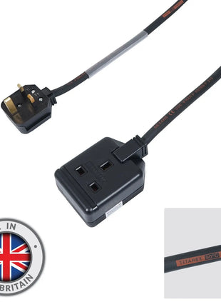 Elumen8 20m 1.5mm 13A Male – 13A 1G Female Extension Cable