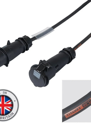 Elumen8 25m 32A Male - 32A Female 1PH 6mm 3C Cable Mennekes