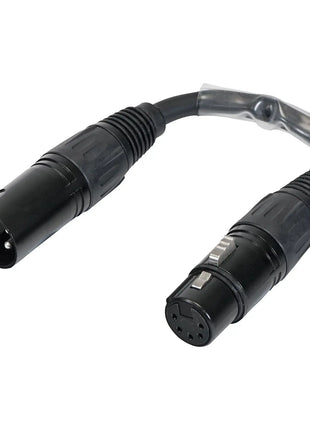 LEDJ DMX Adaptor 3-Pin Male XLR - 5-Pin Female XLR