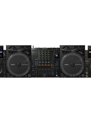 AlphaTheta 2 x CDJ-3000X + 2 x PLX-CRSS12 + DJM-A9 Bundle AlphaTheta