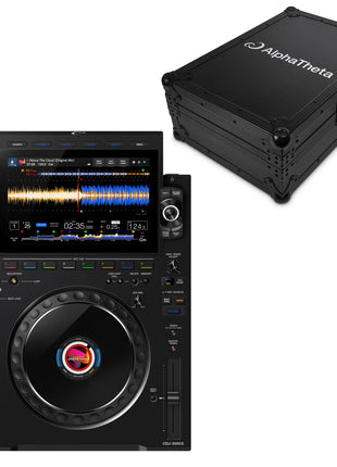 AlphaTheta CDJ-3000X + FLT-3000X Flight Case Bundle AlphaTheta