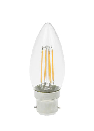 Prolite 4W LED Filament Candle Lamp 2700K BC