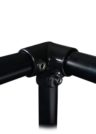 Elumen8 3 Way 90 Degree Elbow Black Key Clamp