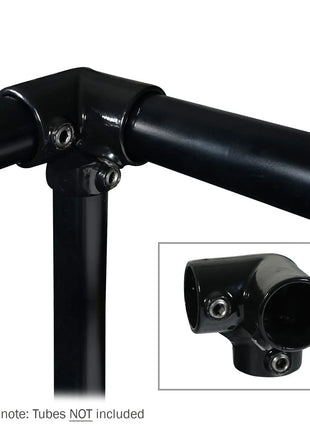 Elumen8 3 Way 90 Degree Elbow Black Key Clamp