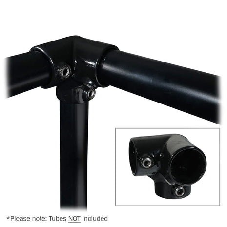 Elumen8 3 Way 90 Degree Elbow Black Key Clamp