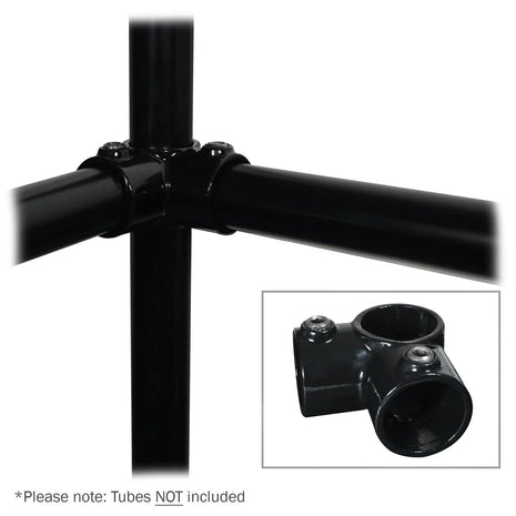 Elumen8 3 Side Outlet Tee Black Key Clamp