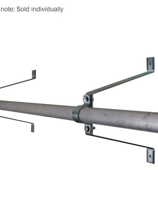 Elumen8 Pipe To Wall Bracket 300mm Zinc