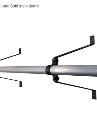 Elumen8 Pipe To Wall Bracket 300mm Black