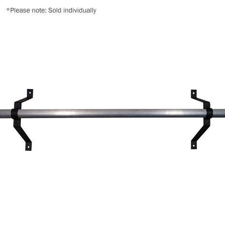 Elumen8 Pipe To Wall Bracket 300mm Black